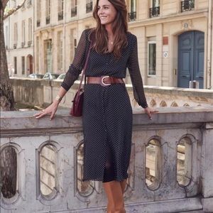 Sezane clemence dress, size 38, us med NWT